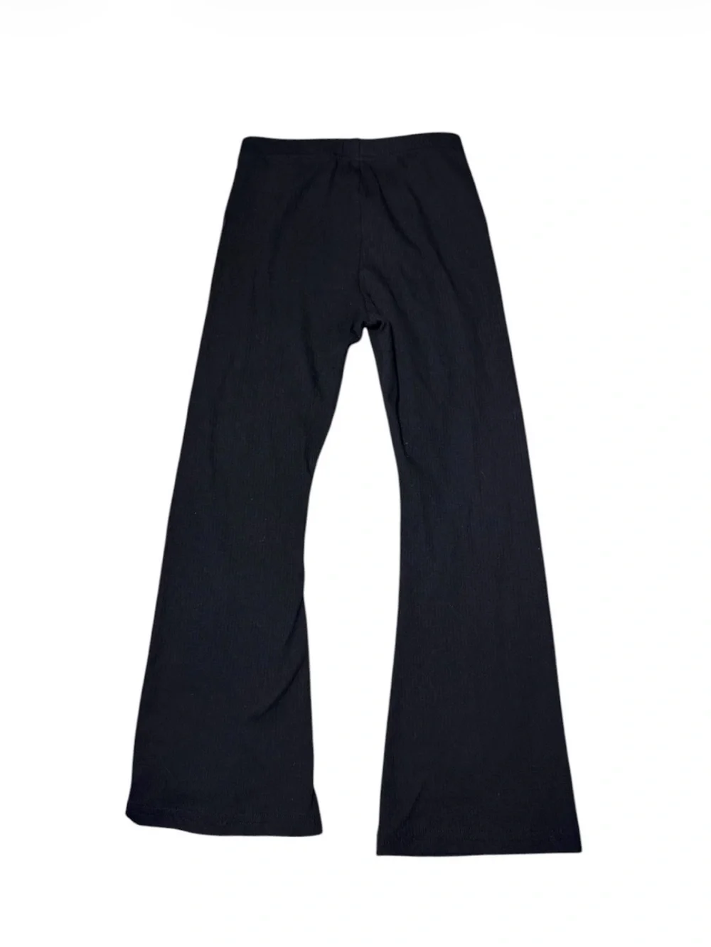 Old Navy Black Ribbed Flare Leggings for Kids